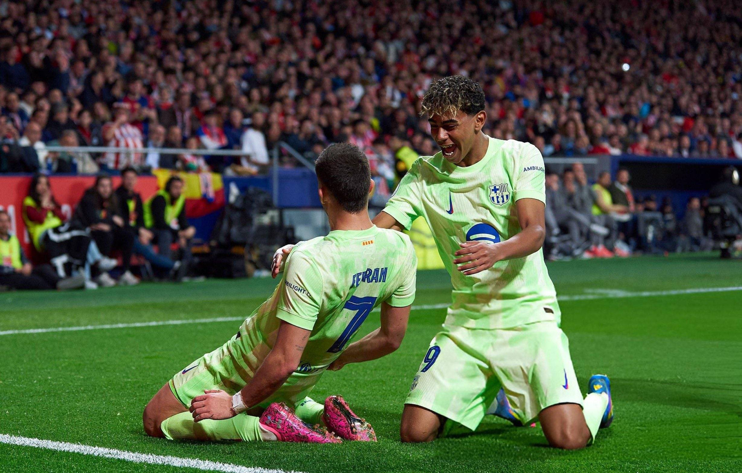 包含马竞客场逆袭获胜，稳固前列位置的词条